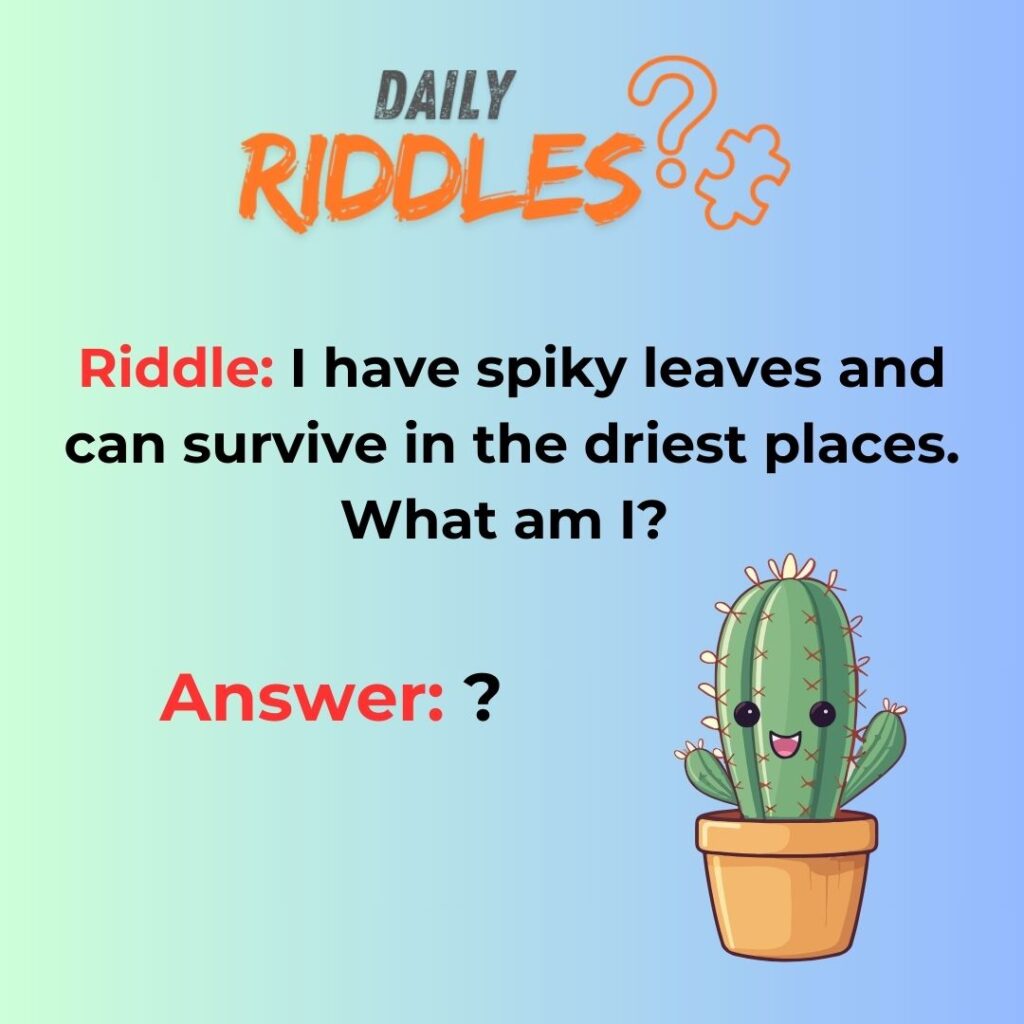 Riddles For Plants With Unique Features And Characteristics