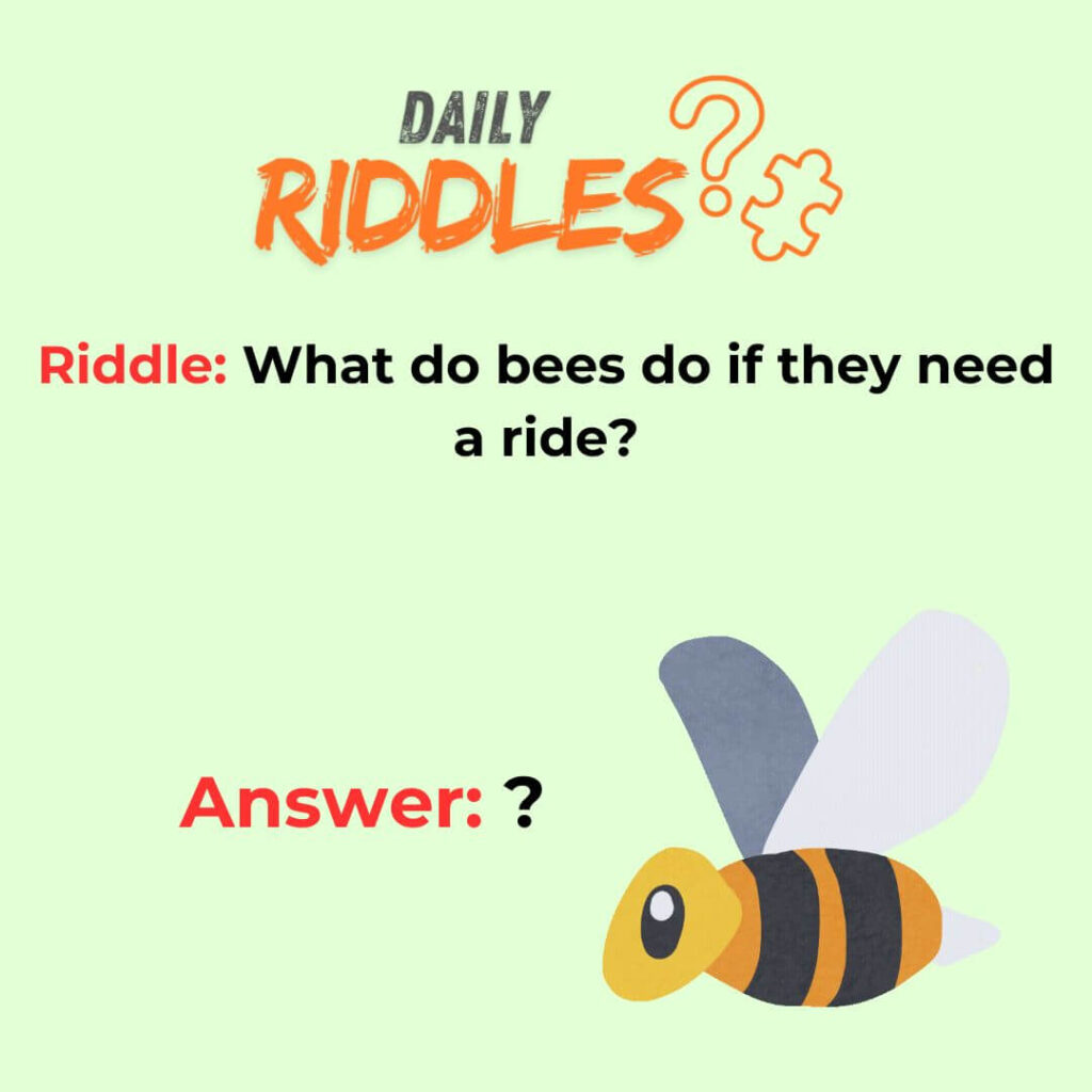 Funny Riddles About Bees