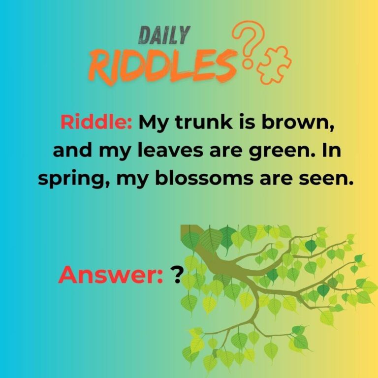 150 Tree Riddles to Grow Your Brainpower - Daily Riddles