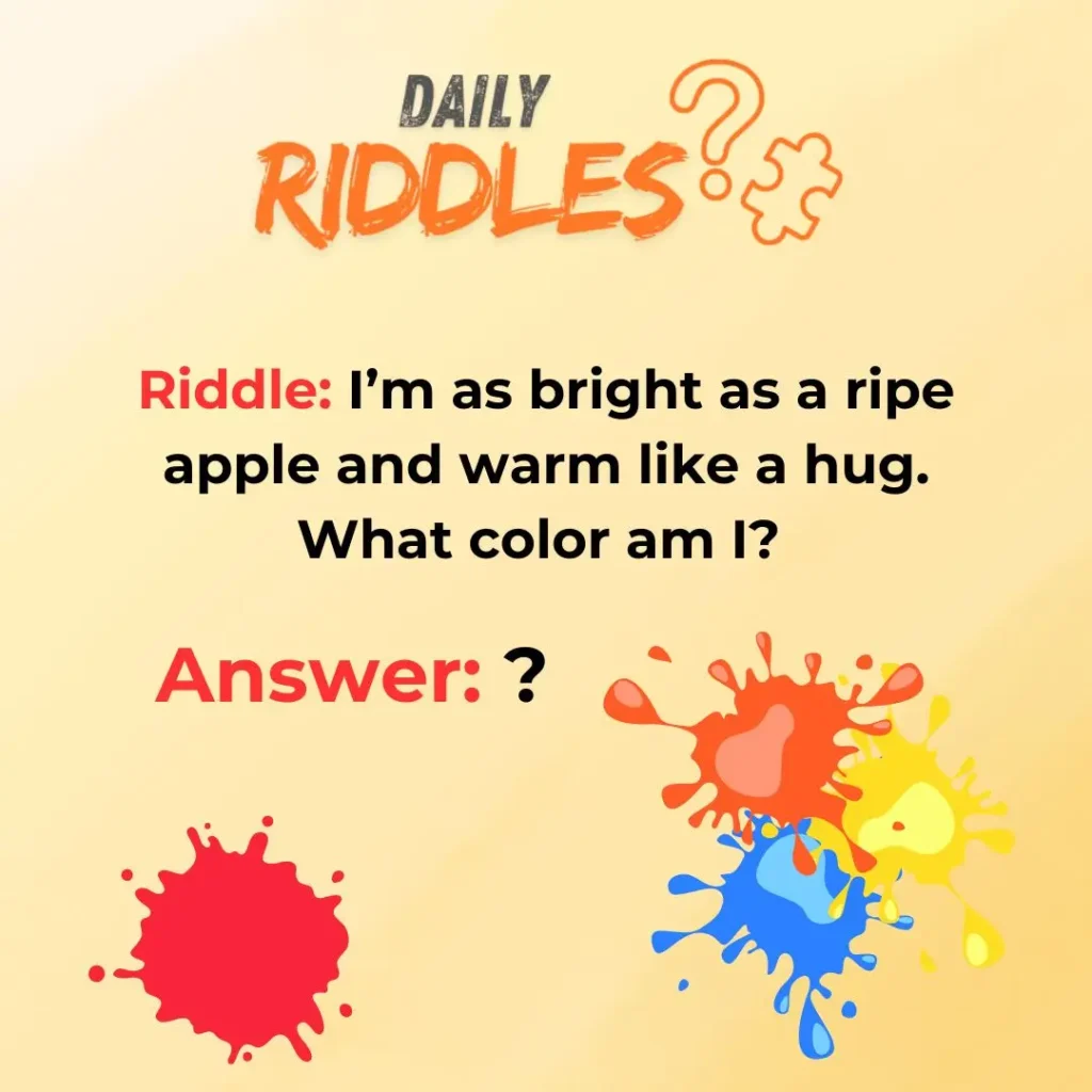 Color Riddles Made For Preschool Fun