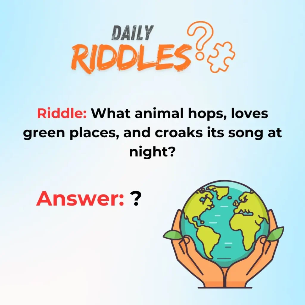Earth Day Riddles For Kids