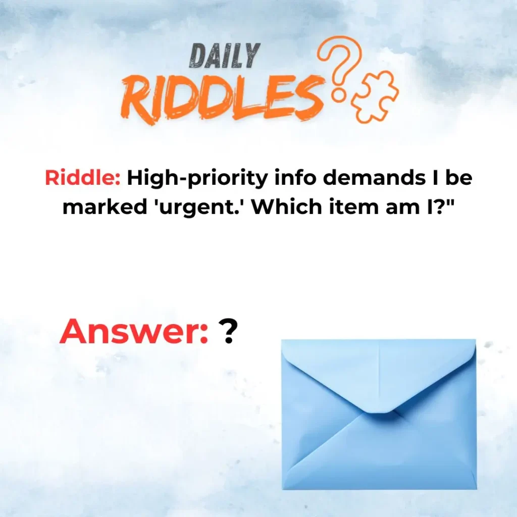 Envelope Riddles For Smart Adults