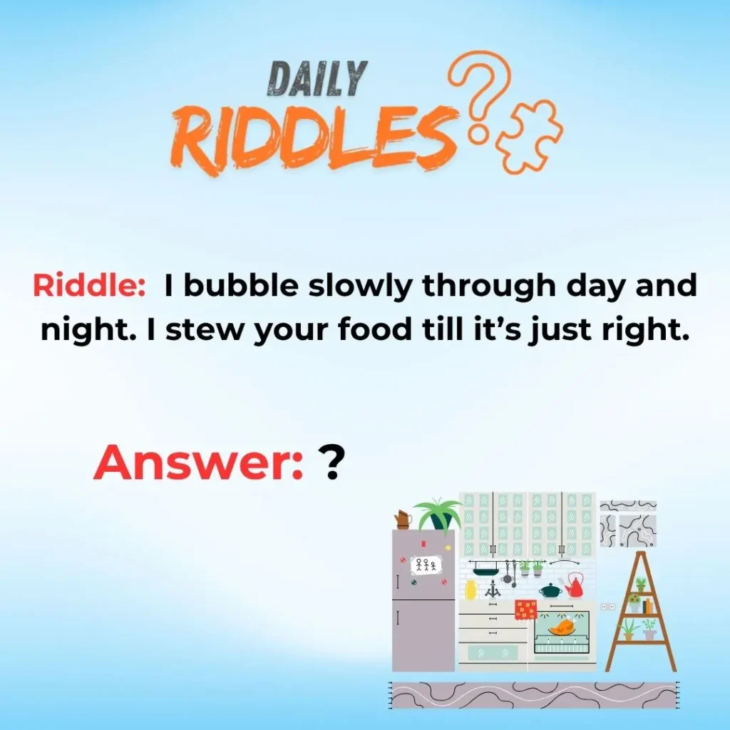 Kitchen Appliance Riddles
