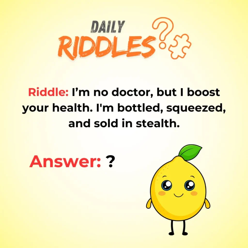 Lemon Riddles For Adults