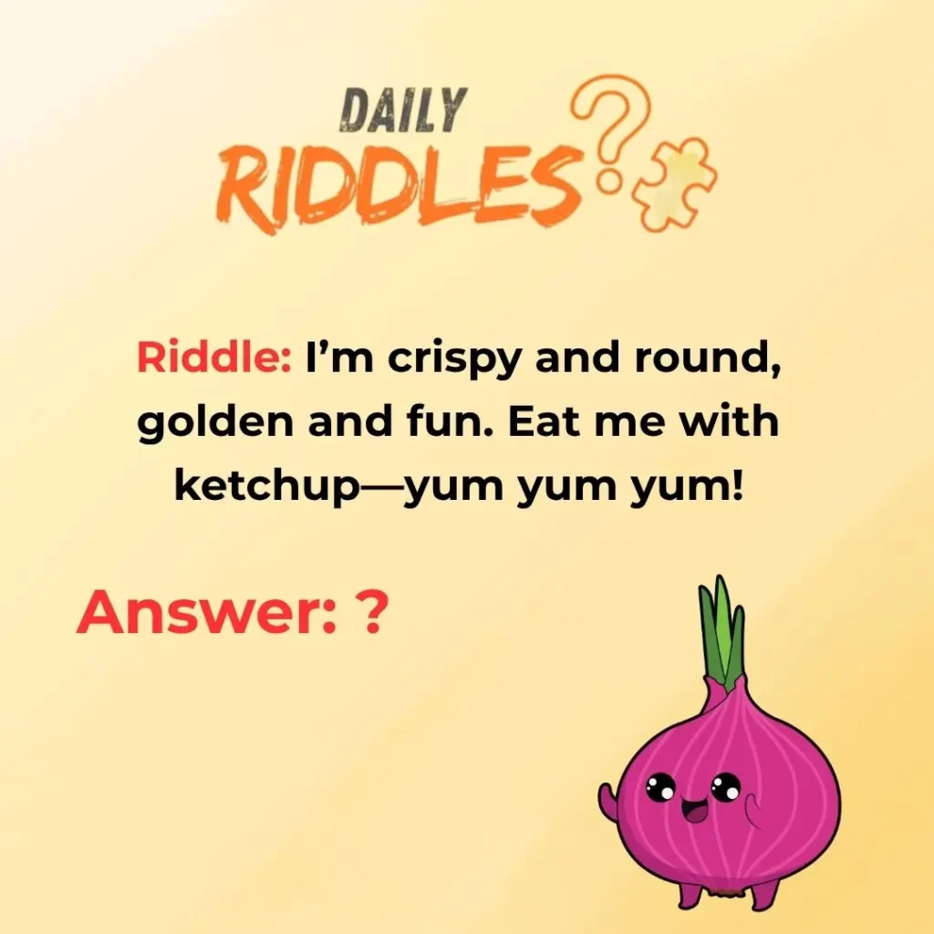 Onion Riddles For Kids
