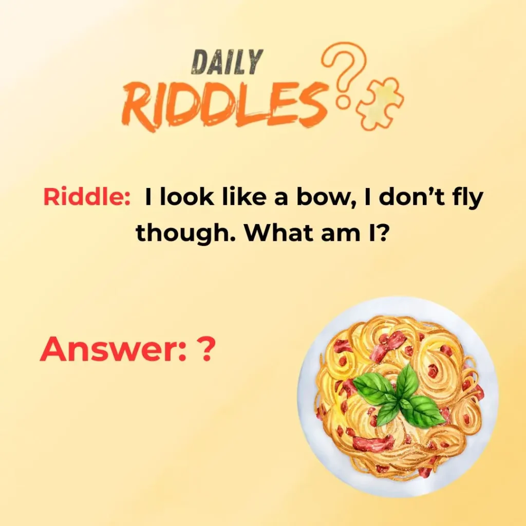 Quick Pasta Riddles With Answers