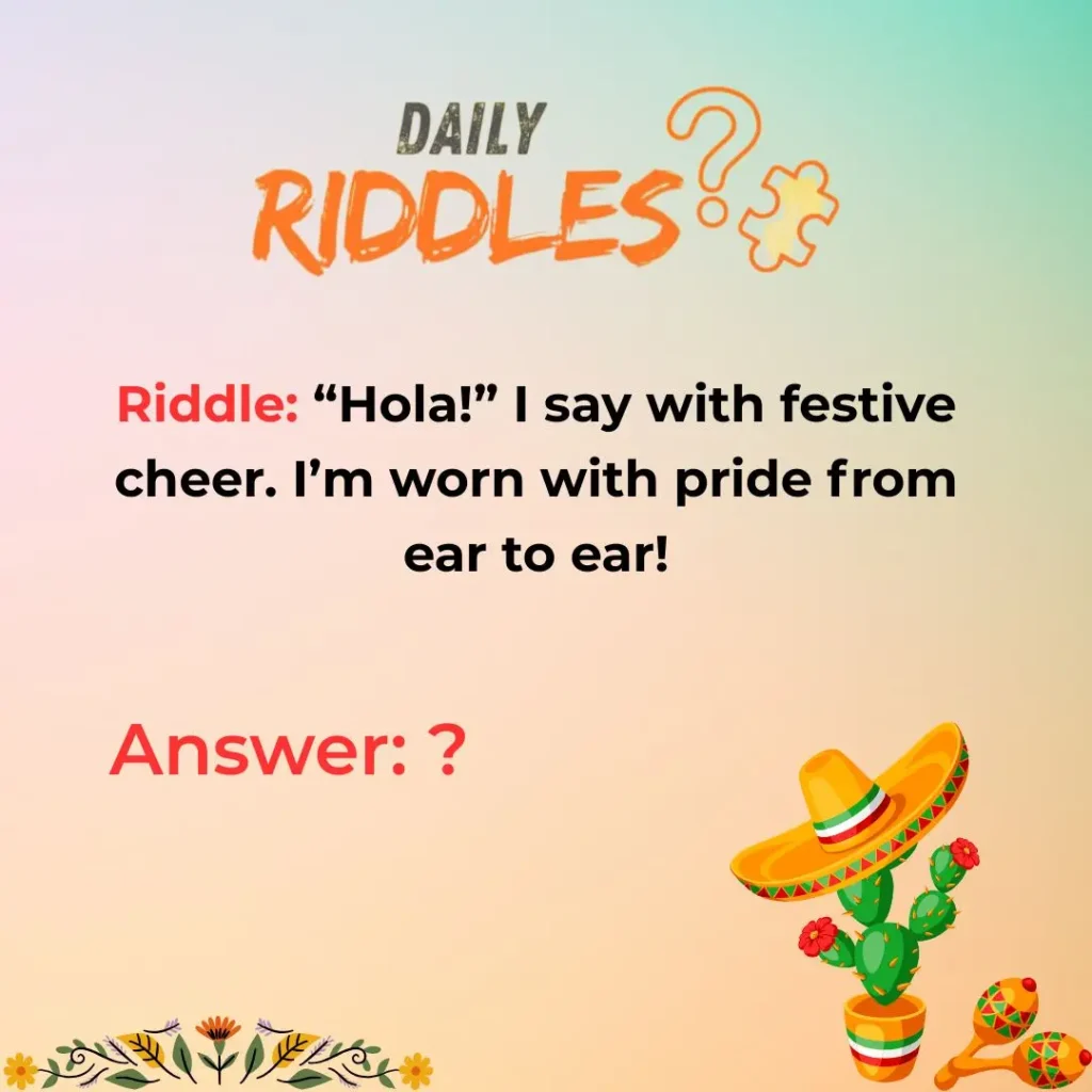 Spanish Mexican Riddles Bilingual Brain Teasers