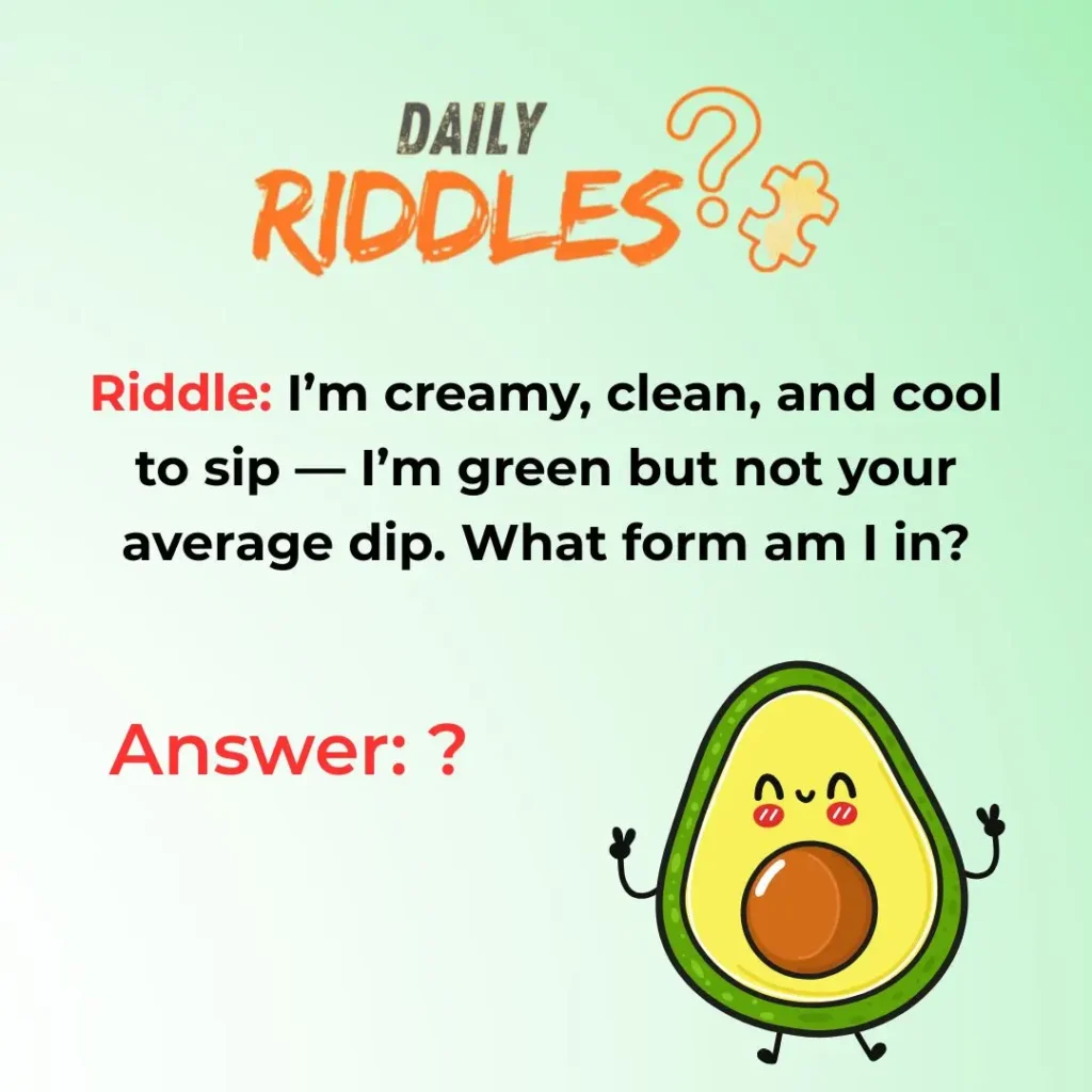 Tricky Avocado Riddles Brain Teasers!