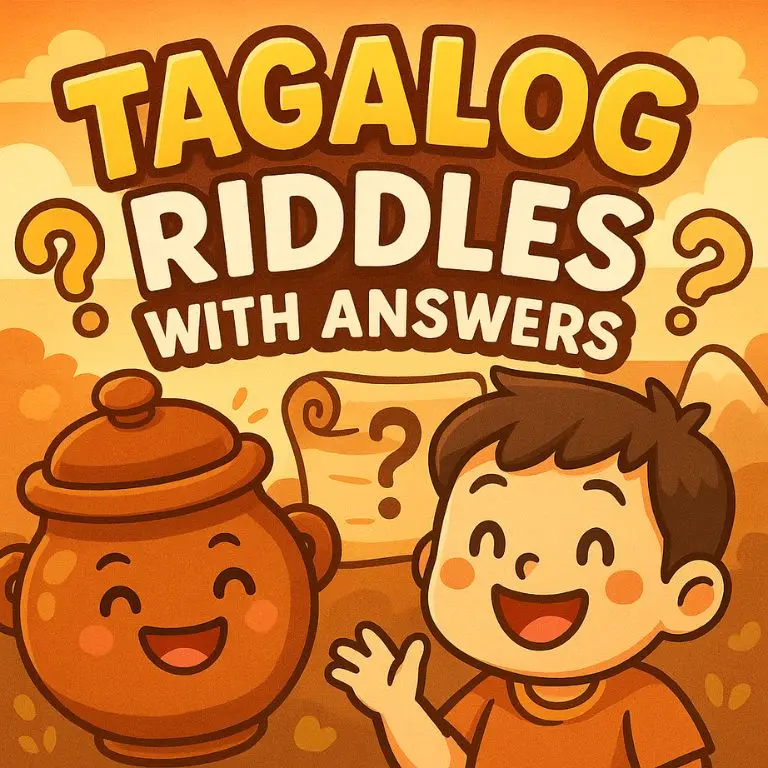Tagalog Riddles With Answers