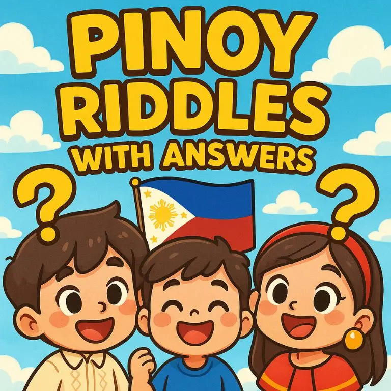 Pinoy Riddles With Answers