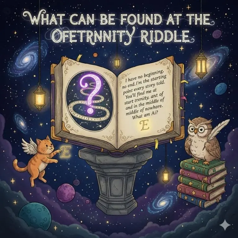 What Can Be Found At The Beginning Of Eternity Riddle